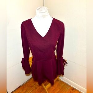 She + Sky Long Sleeve Romper